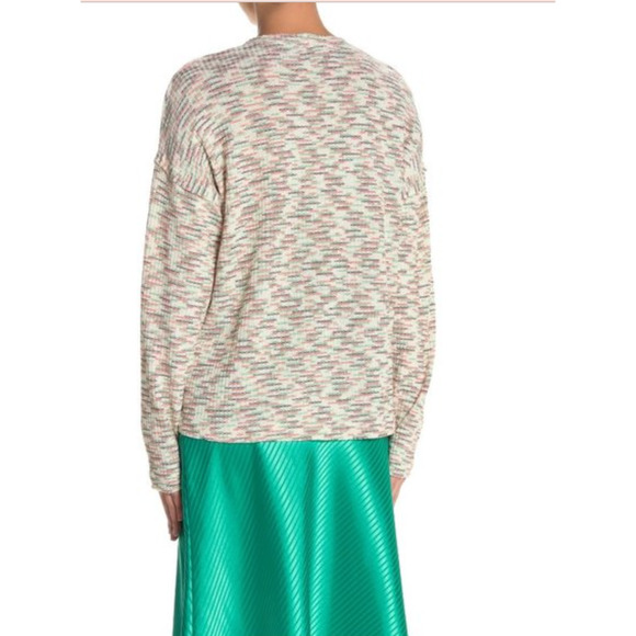 NEW CODEXMODE Women's Space Dye Long Sleeve Sweater Size Medium Multi Color - Picture 6 of 9